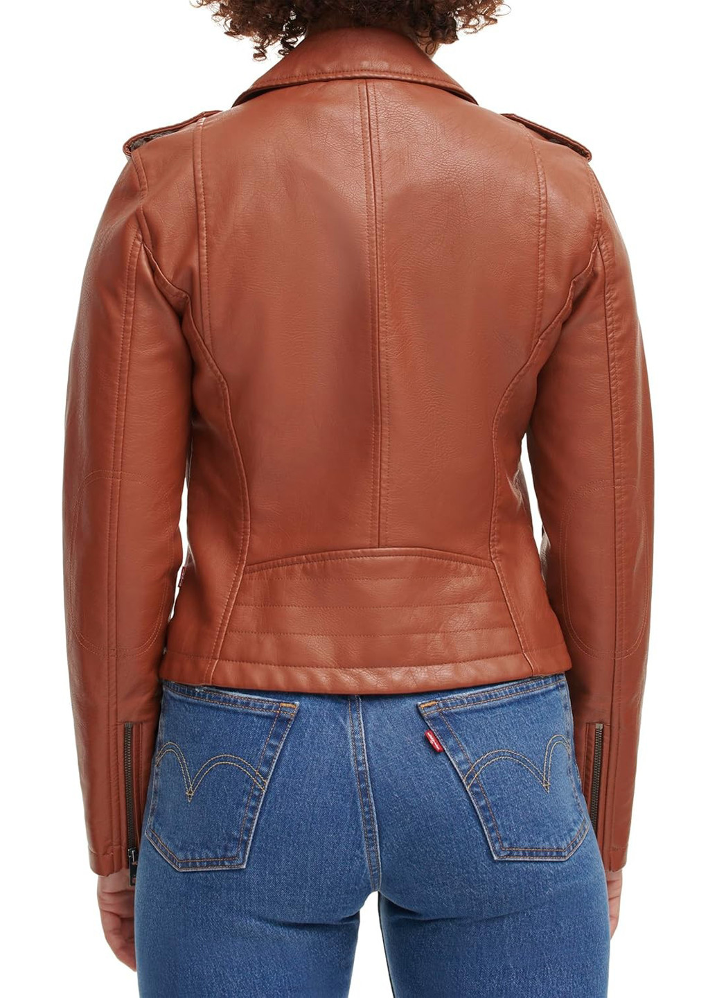 Коричнева демісезонна куртка косуха Levi's