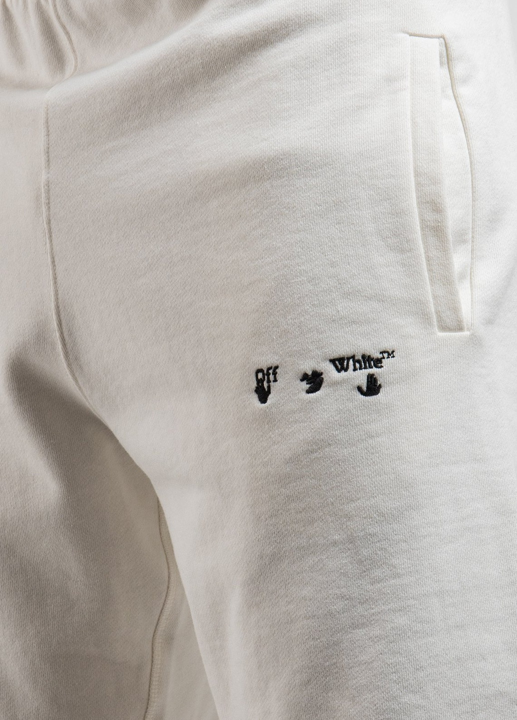 Чорні бавовняні спортивні шорти Off-White (251250415)