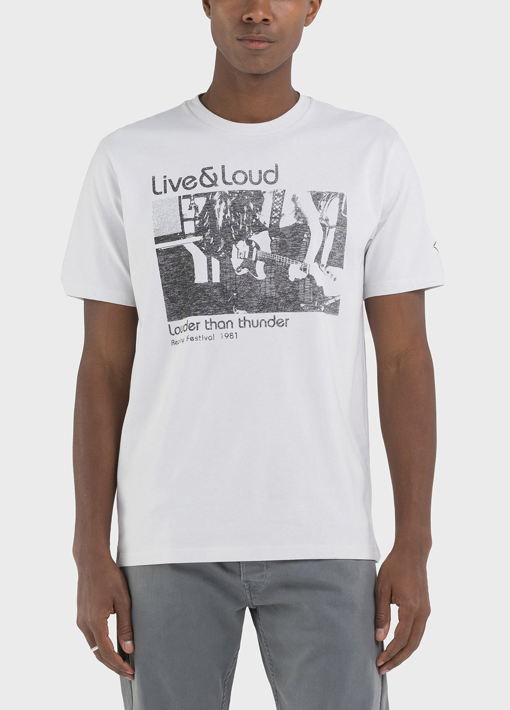 Серая футболка Replay