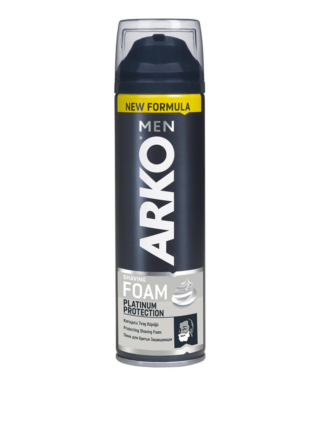 Пенка для бритья "Защищающая" Men Shaving Foam Platinum Protection, 200 мл Arko (69675348)