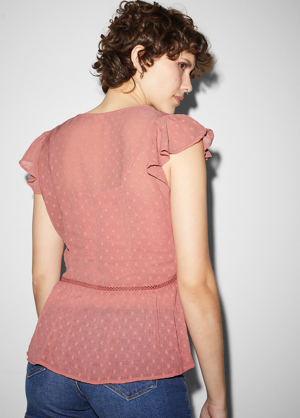 Коралова блуза C&A