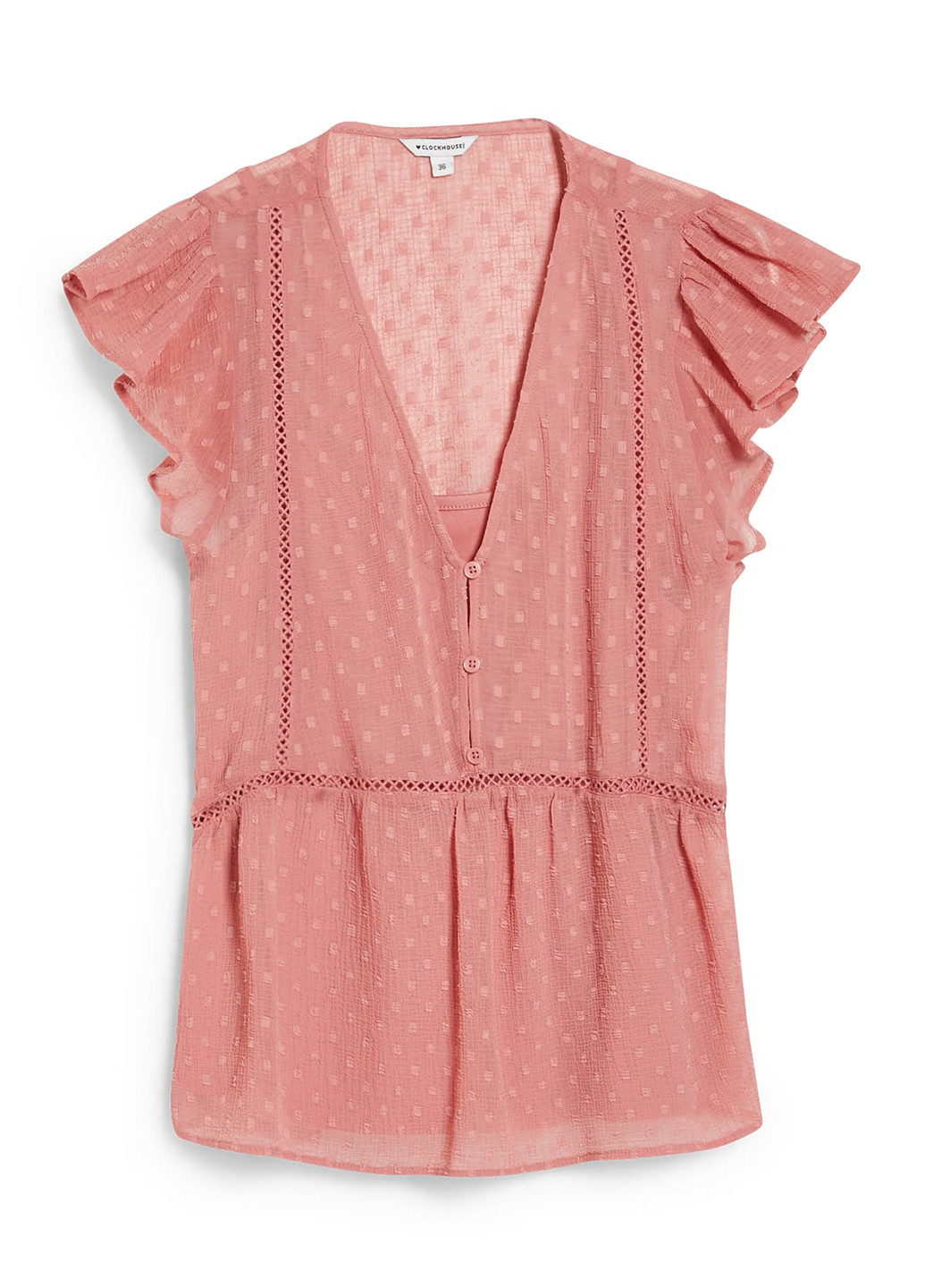 Коралова блуза C&A