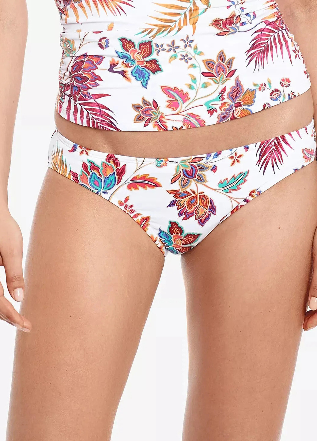 Белые купальные трусики с цветочным принтом Ralph Lauren