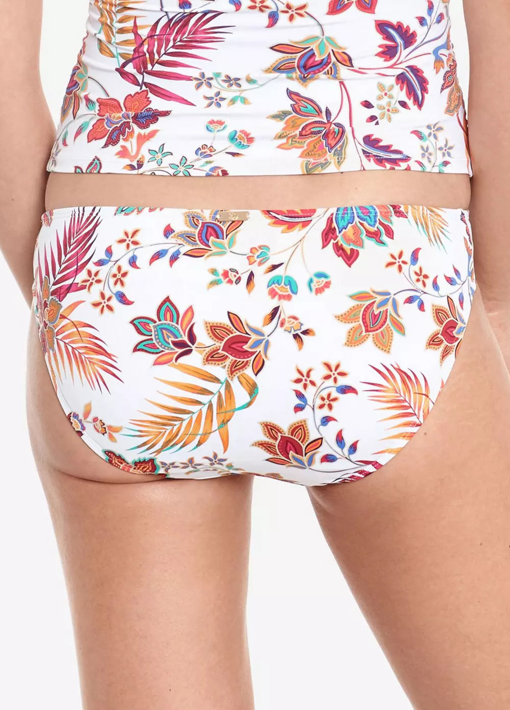 Белые купальные трусики с цветочным принтом Ralph Lauren