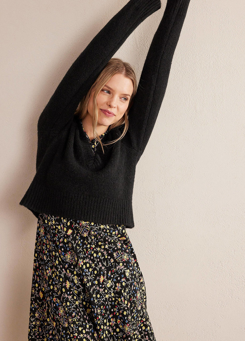 Чорний демісезонний пуловер пуловер Boden