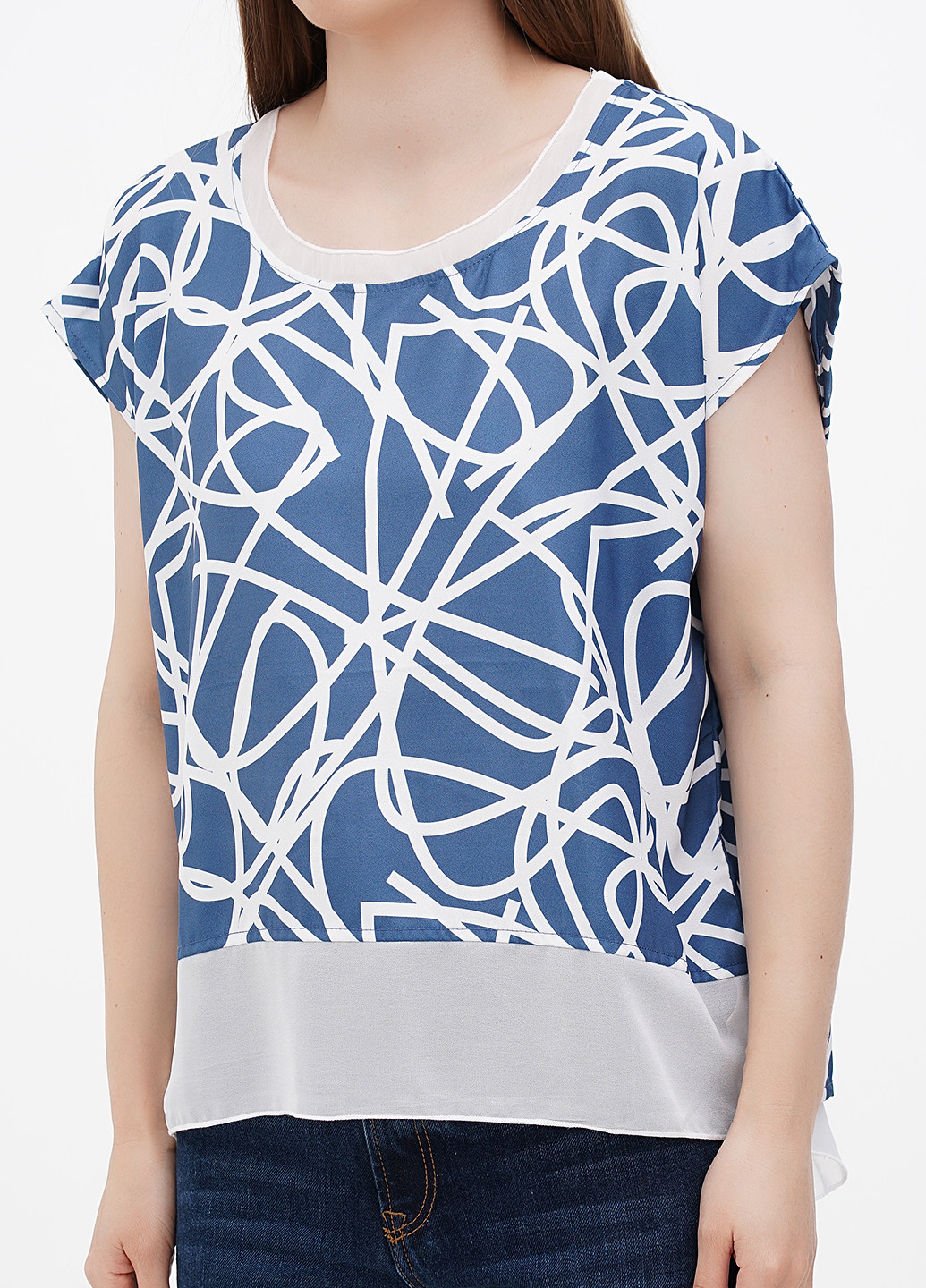 Світло-синя блуза Creation L