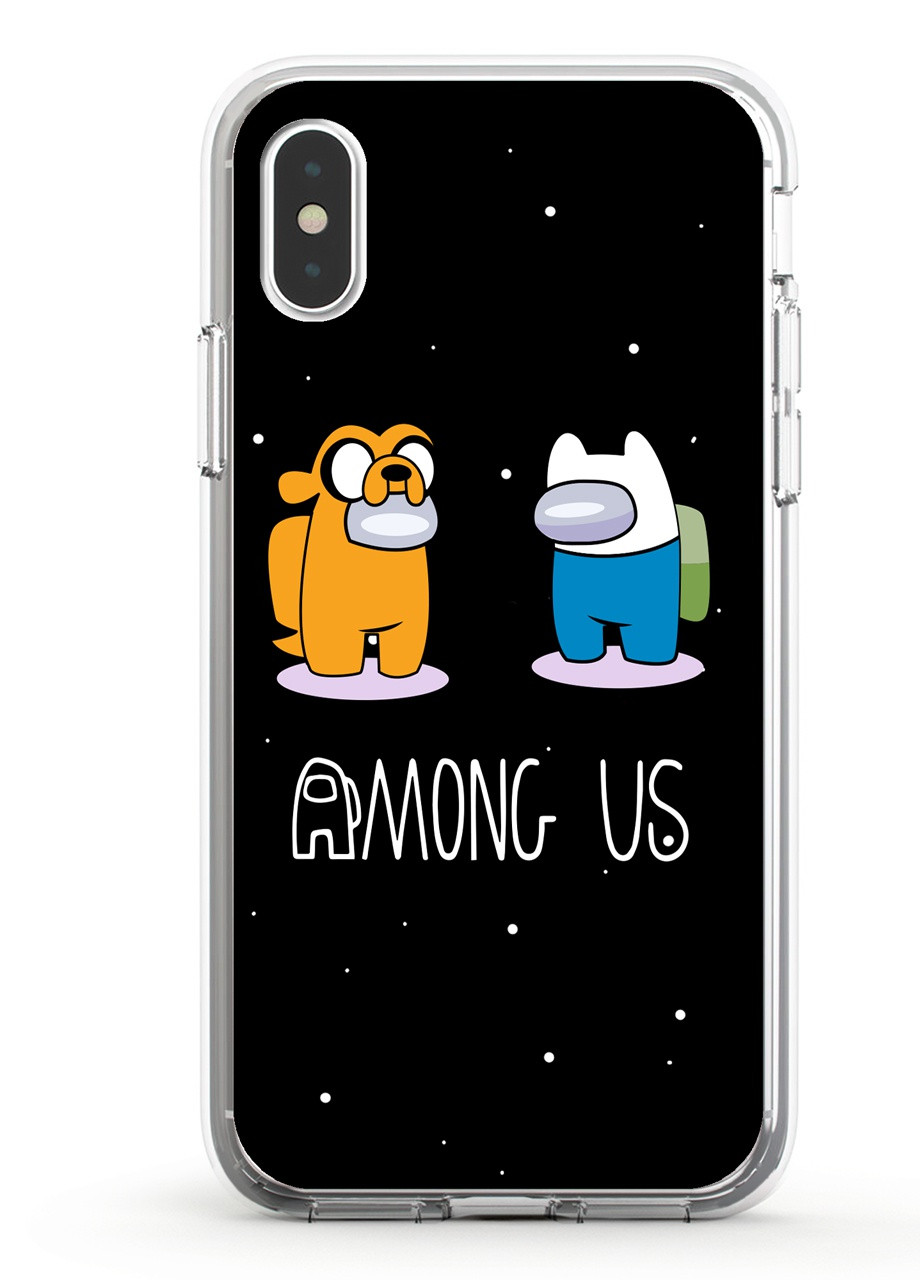 Чохол силіконовий Apple Iphone X Амонг Ас Час пригод (Among Us Adventure Time) (6129-2414) MobiPrint (219566305)
