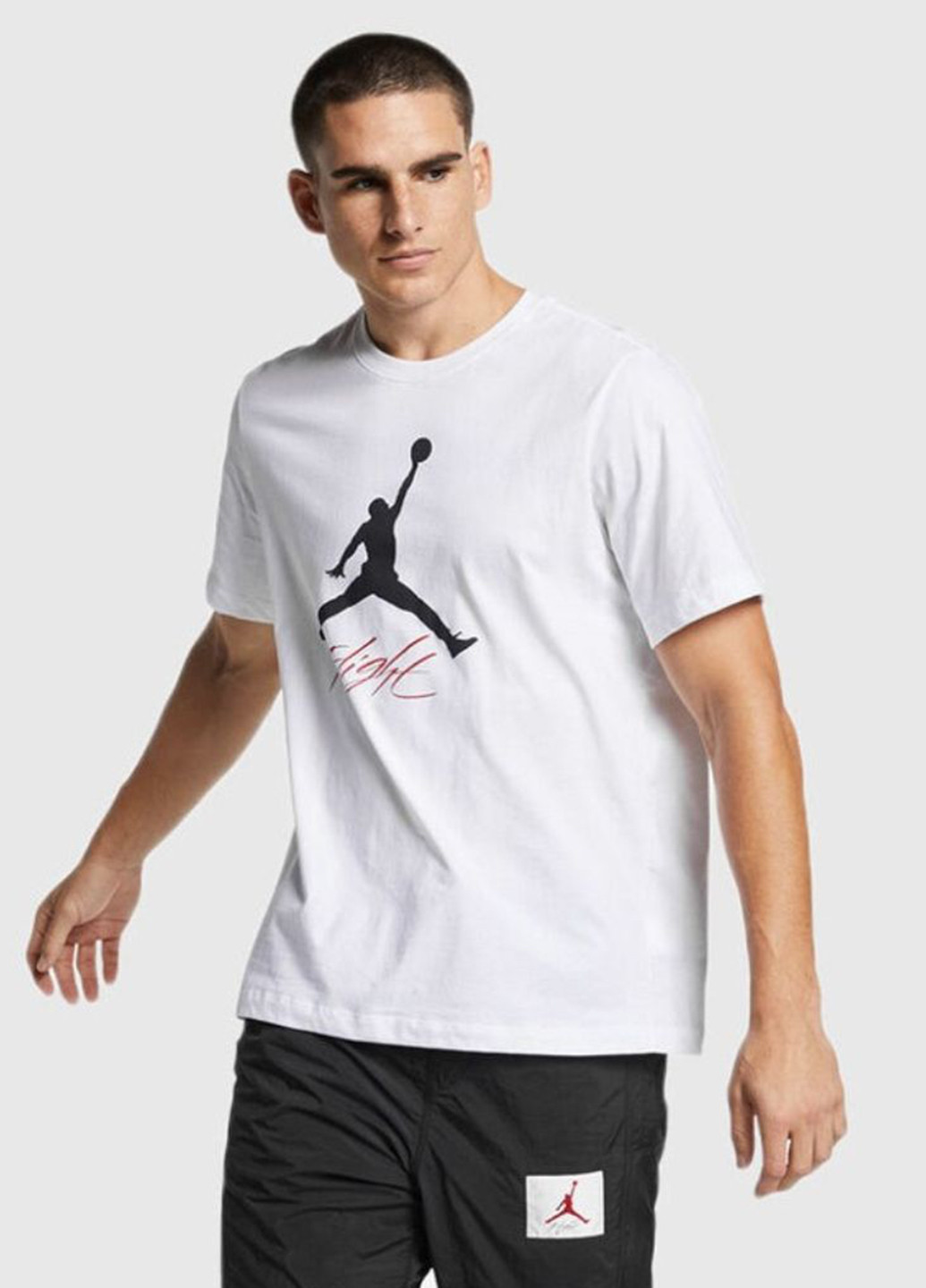 Біла футболка ao0664-100 Jordan Jumpman Flight Men's T-Shirt
