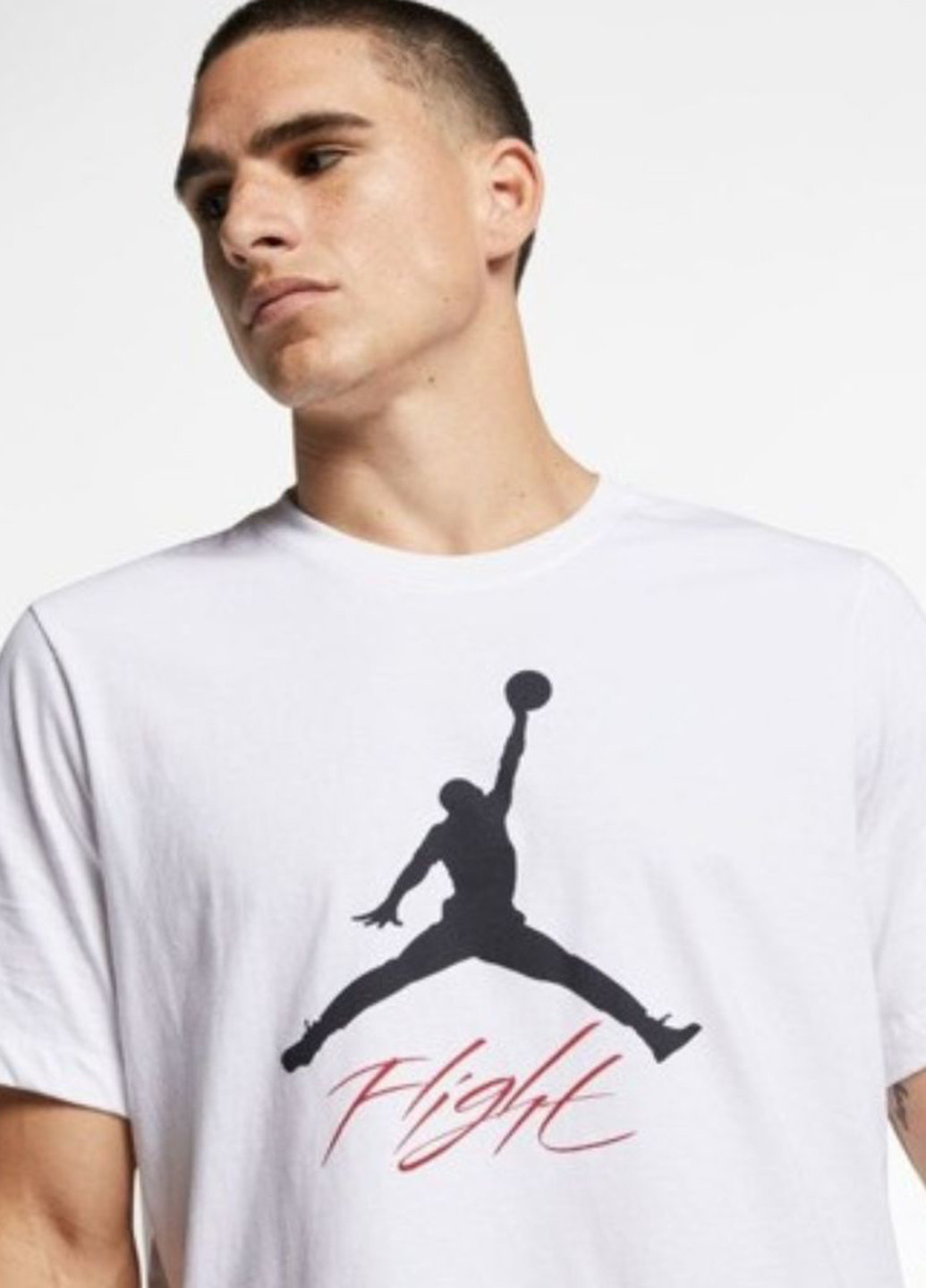 Біла футболка ao0664-100 Jordan Jumpman Flight Men's T-Shirt