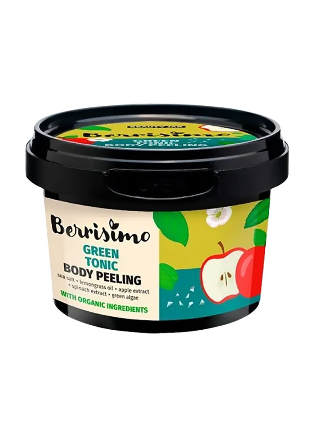 Пілінг для тіла Green Tonic Berrisimo 400 г Beauty Jar (251853406)