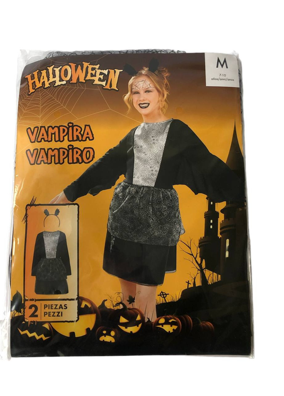 Черный костюм детский для хэллоуина «вампир» Lidl