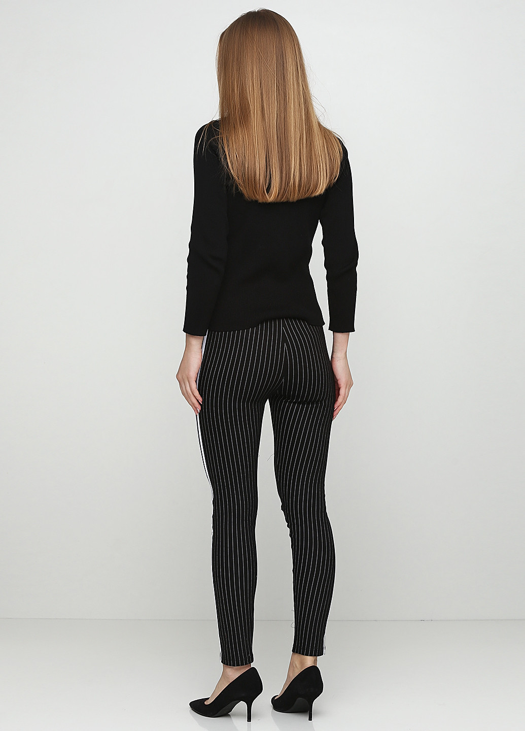 Черные демисезонные леггинсы Miss Moda