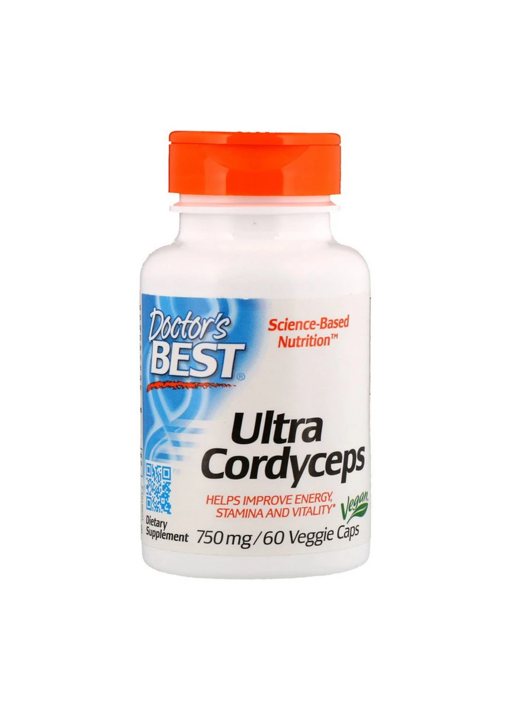 Кордицепс Ultra Cordyceps 750 mg (60 капс) доктор бест Doctor's Best (255408976)