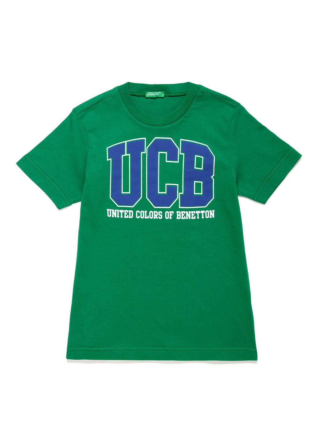 Зеленая летняя футболка United Colors of Benetton