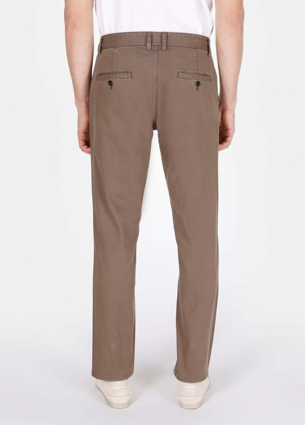 Коричневые кэжуал летние чиносы брюки Colin's