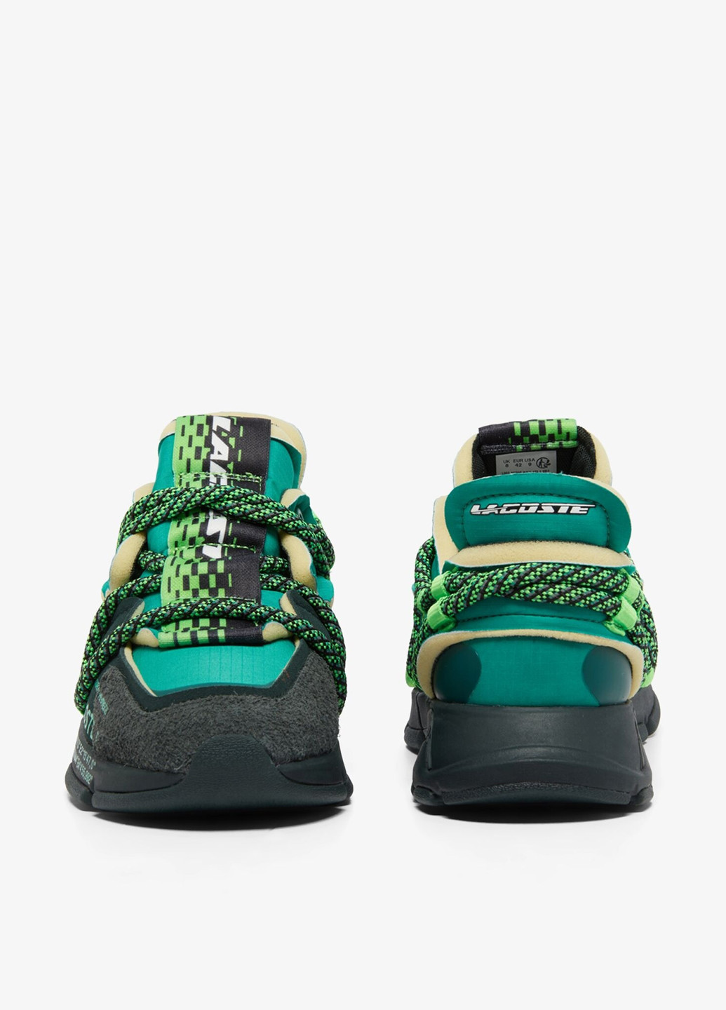 Зелені Осінні кросівки Lacoste L003 RUNWAY