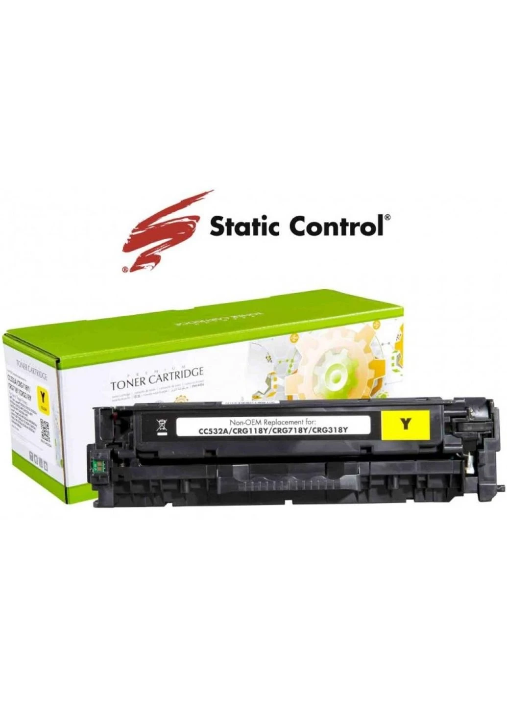 Картридж Static Control (002-01-RC532A) Vinga HP CLJ CC532A (304A) 2.8k yellow (247615045)