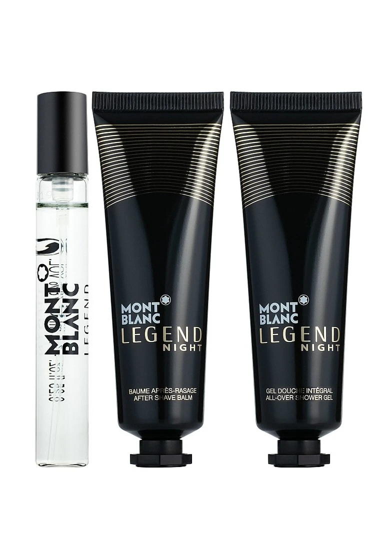 Подарочный набор Legend Night + коробка для хранения, (7.5 мл+ + 30 мл + 30 мл) Montblanc (207838961)