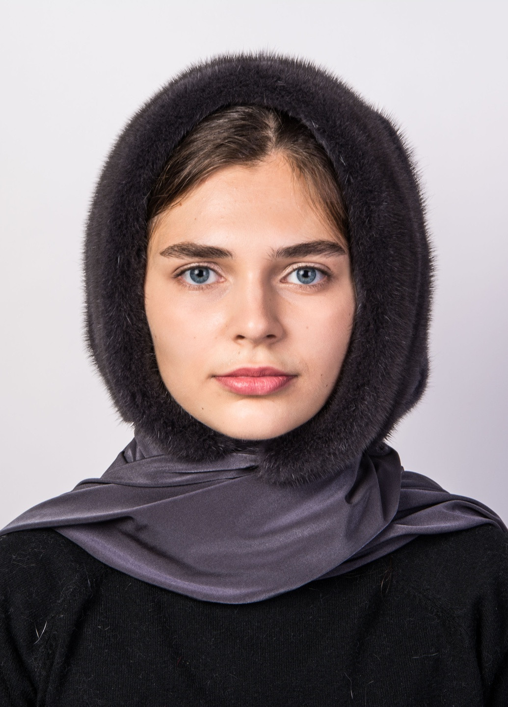 Жіночий норкову капор на голову Меховой Стиль Паук (245034157)