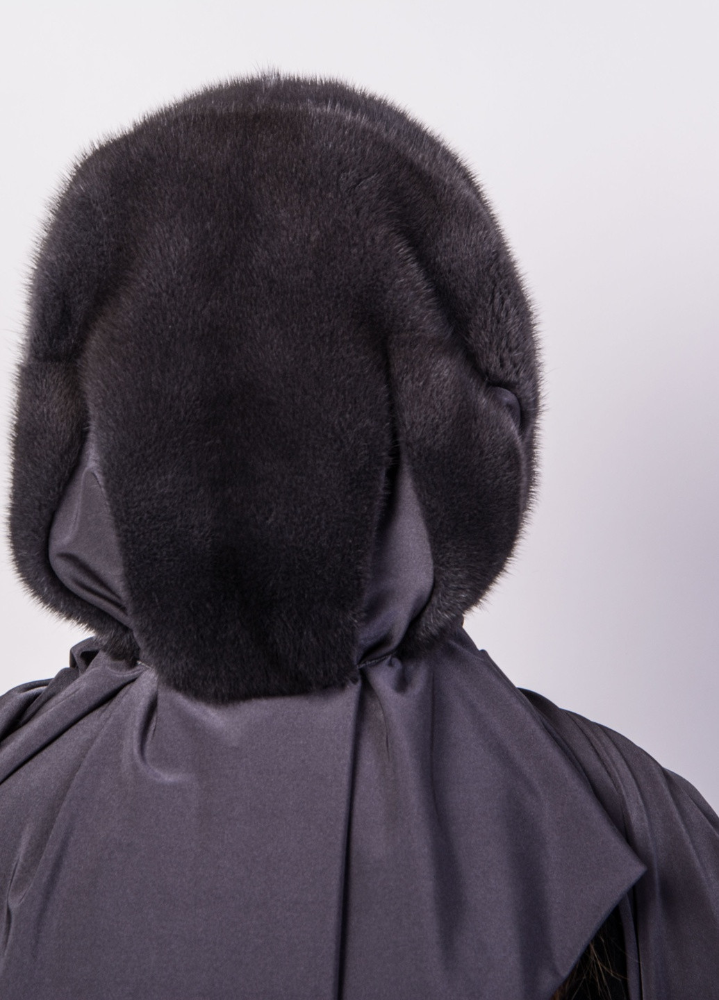 Женский норковый капор на голову Меховой Стиль паук (245034157)
