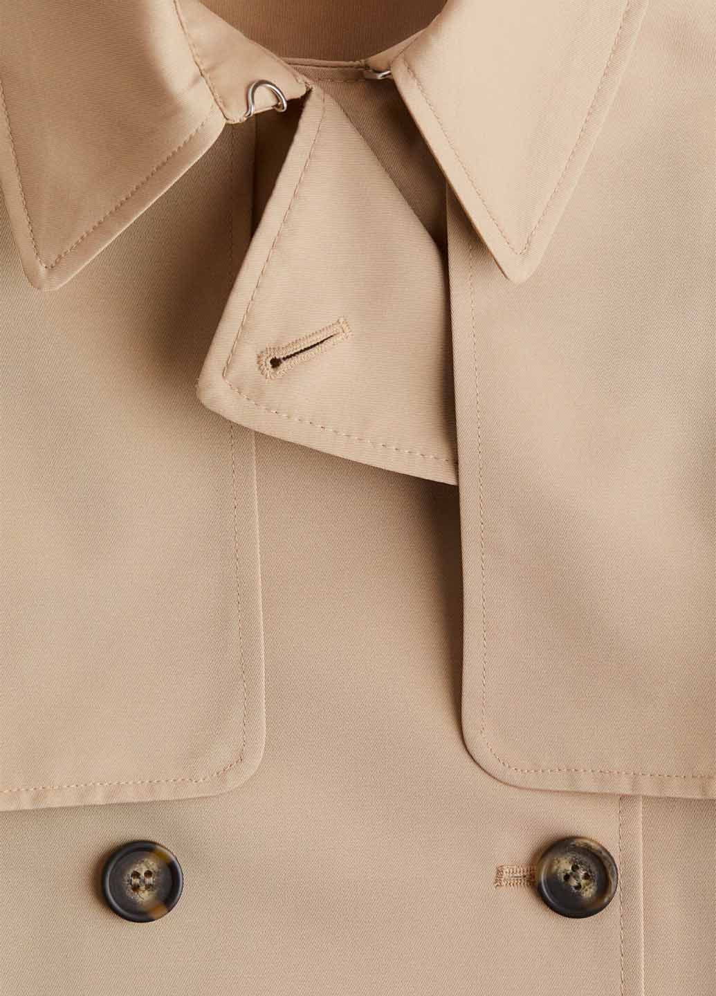 Плащ H&M тренчкот на пуговицах демисезон (367100777)