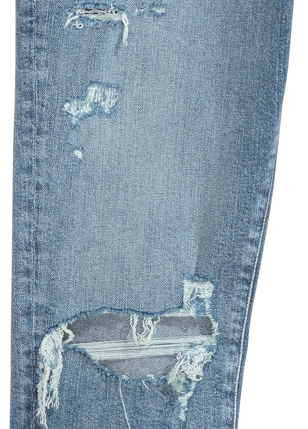 Джинси H&M завужені однотонні блакитні джинсові