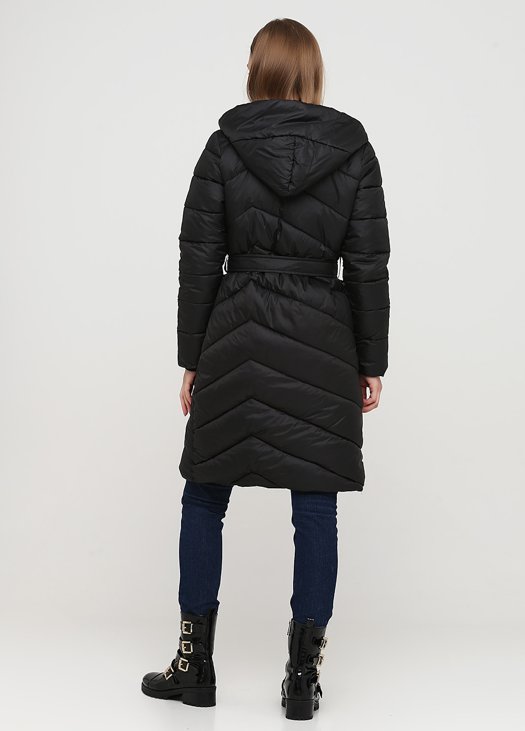 Чорна зимня куртка Xueziyu