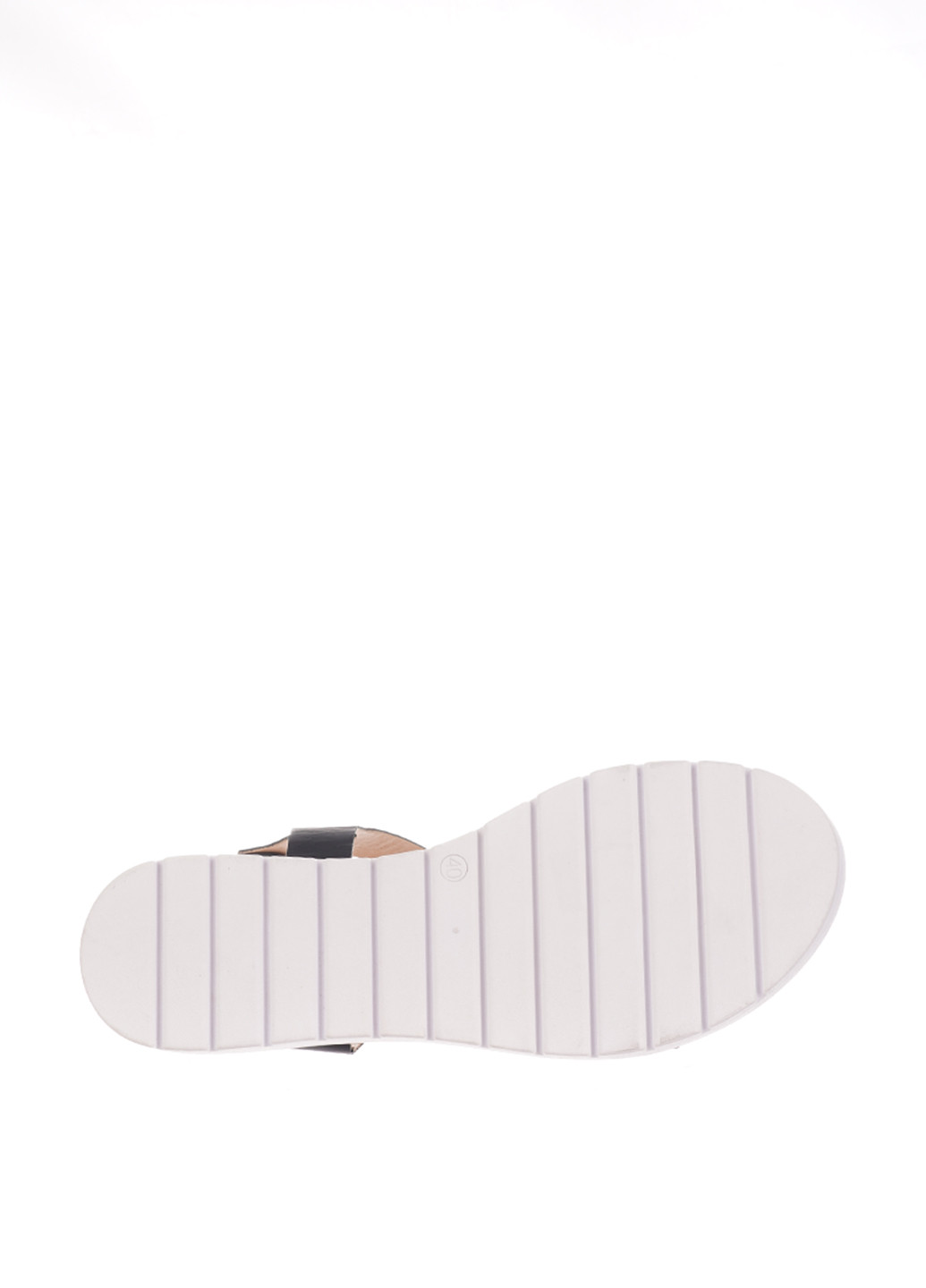 Черно-белые босоножки Bellini с ремешком с белой подошвой