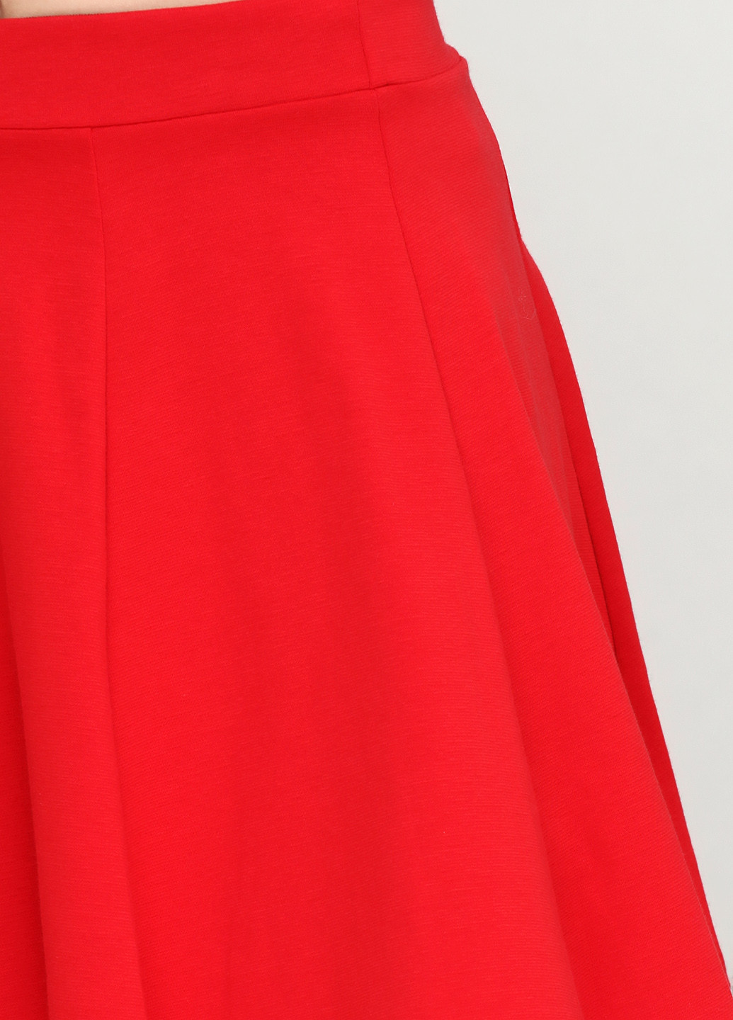 Красная кэжуал однотонная юбка Esmara мини