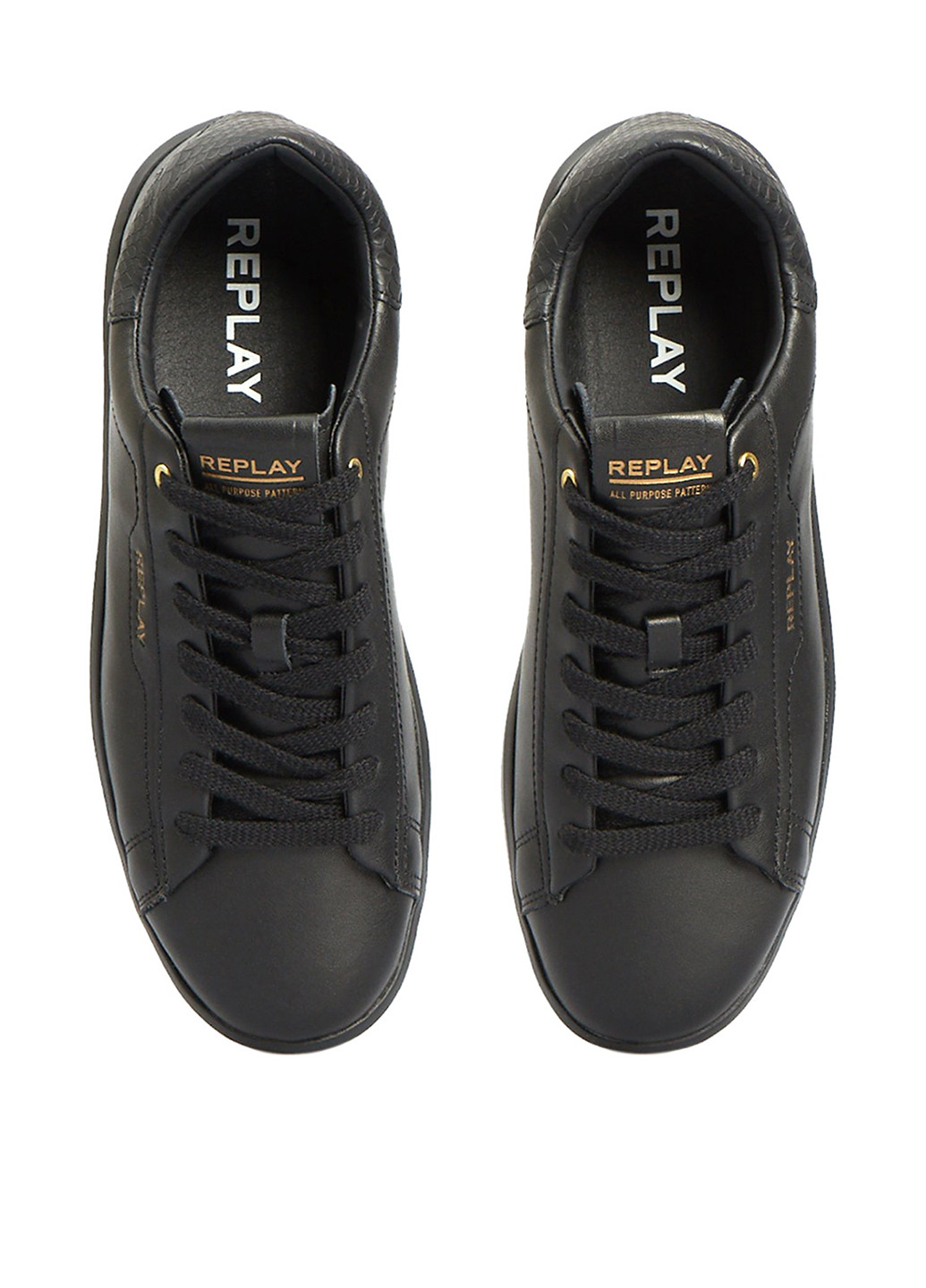 Черные всесезонные кроссовки Replay