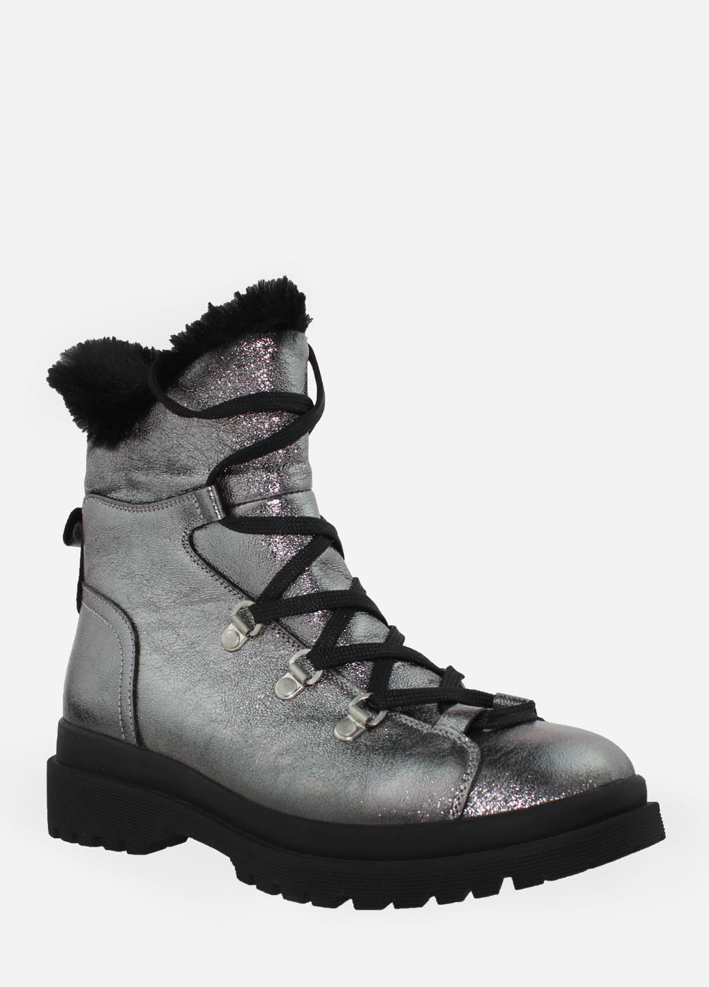 Зимние ботинки rf03599 никель Favi