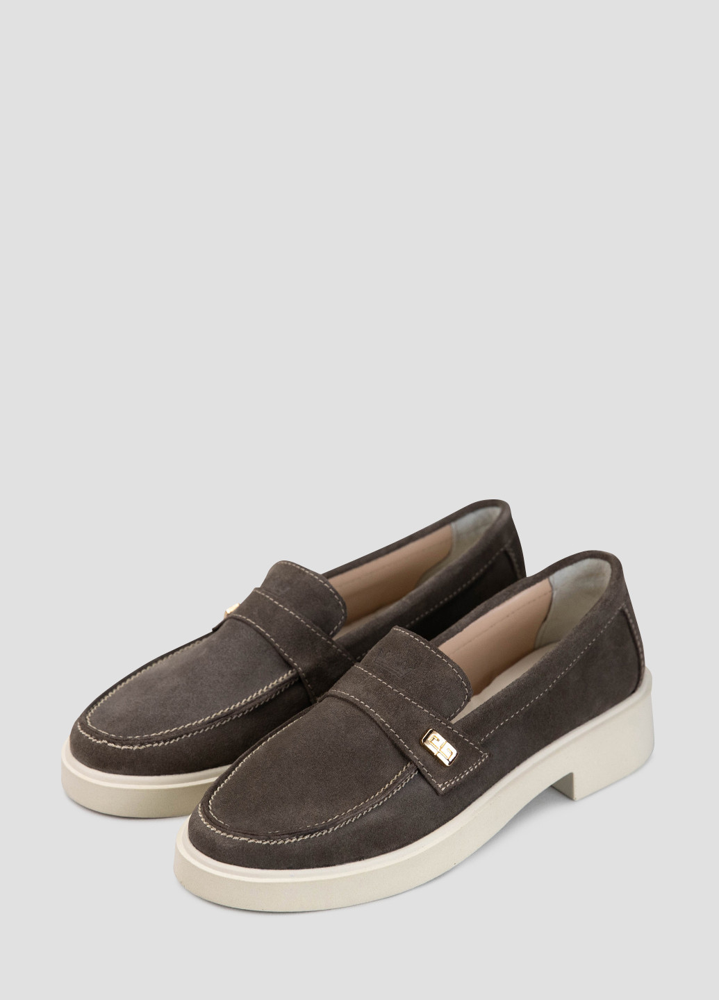 Libero Туфлі лофери графітовий з натуральна замша, швеція — демісезон (331812828)