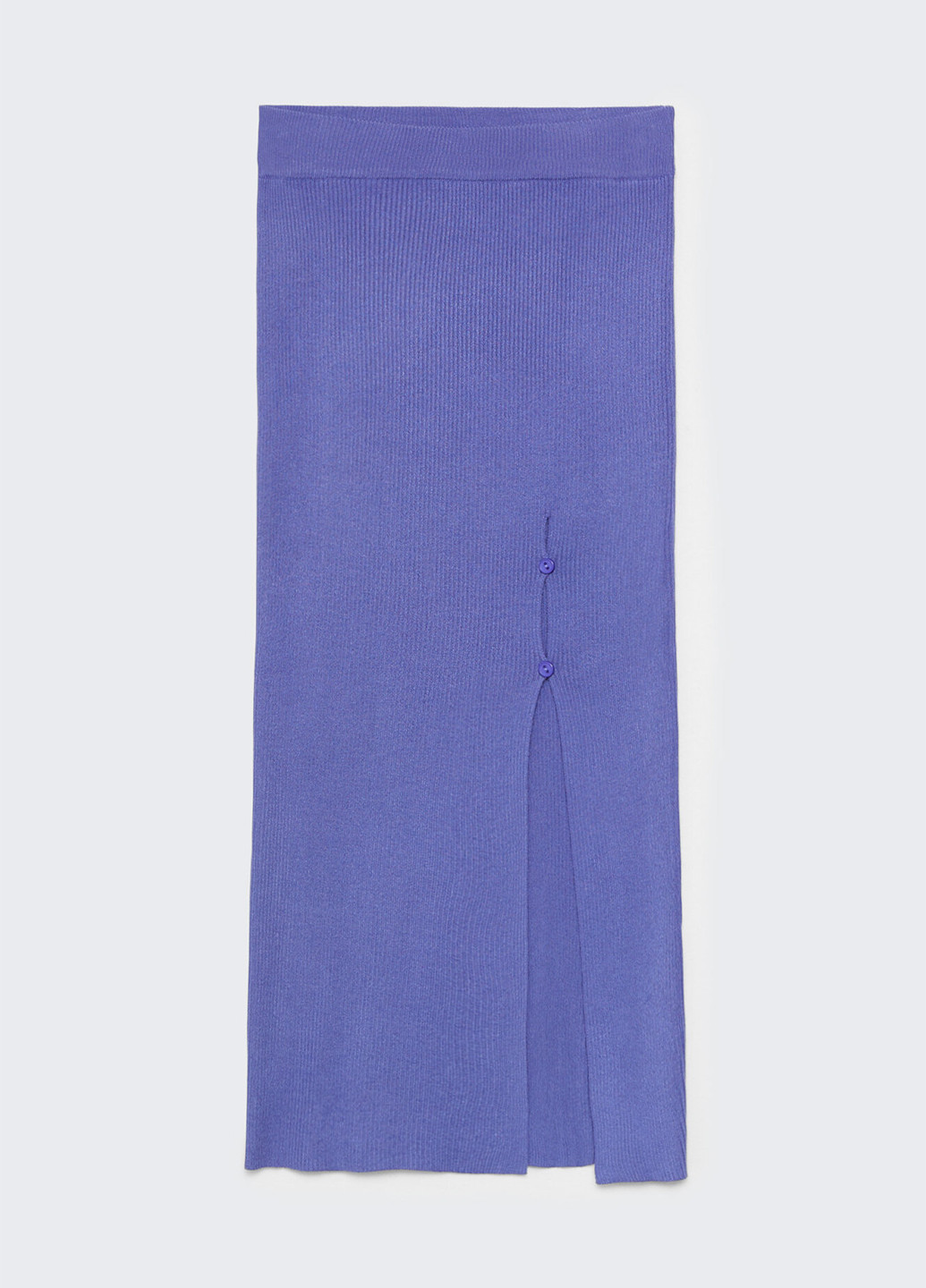 Фиолетовая кэжуал однотонная юбка Stradivarius