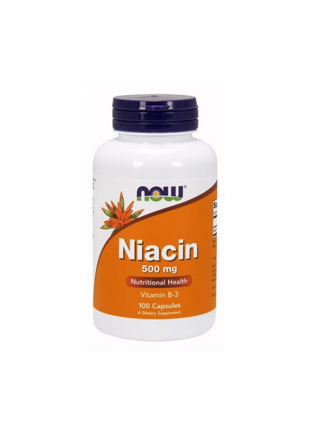 Ниацин Niacin 500 mg (100 капс) нау фудс Now Foods (255409493)