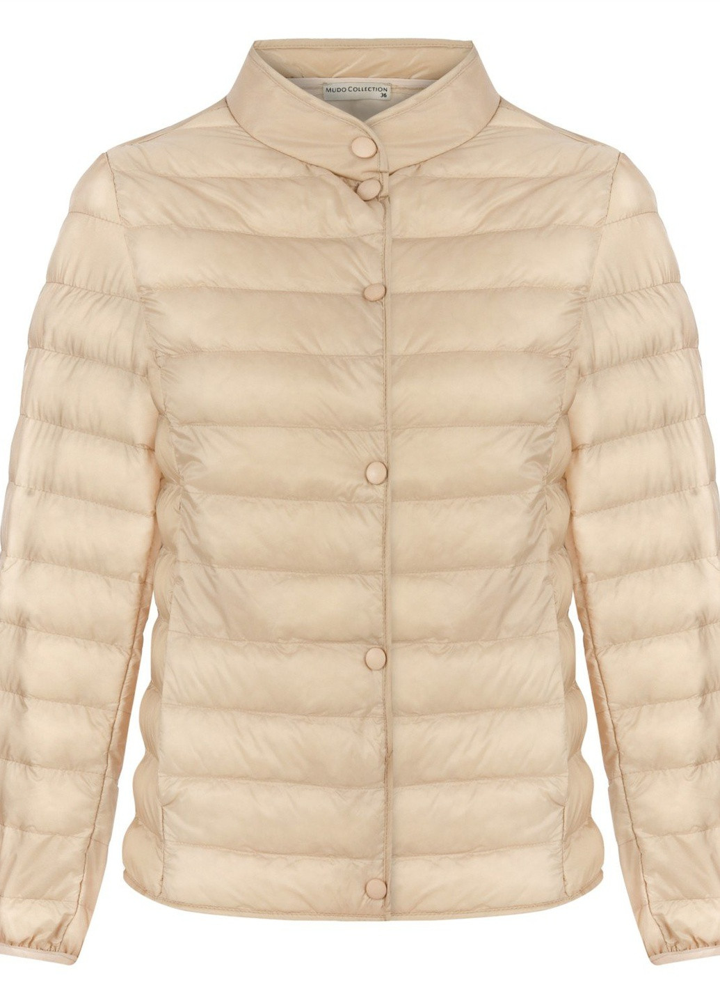 Бежевая демисезонная куртка Mudo
