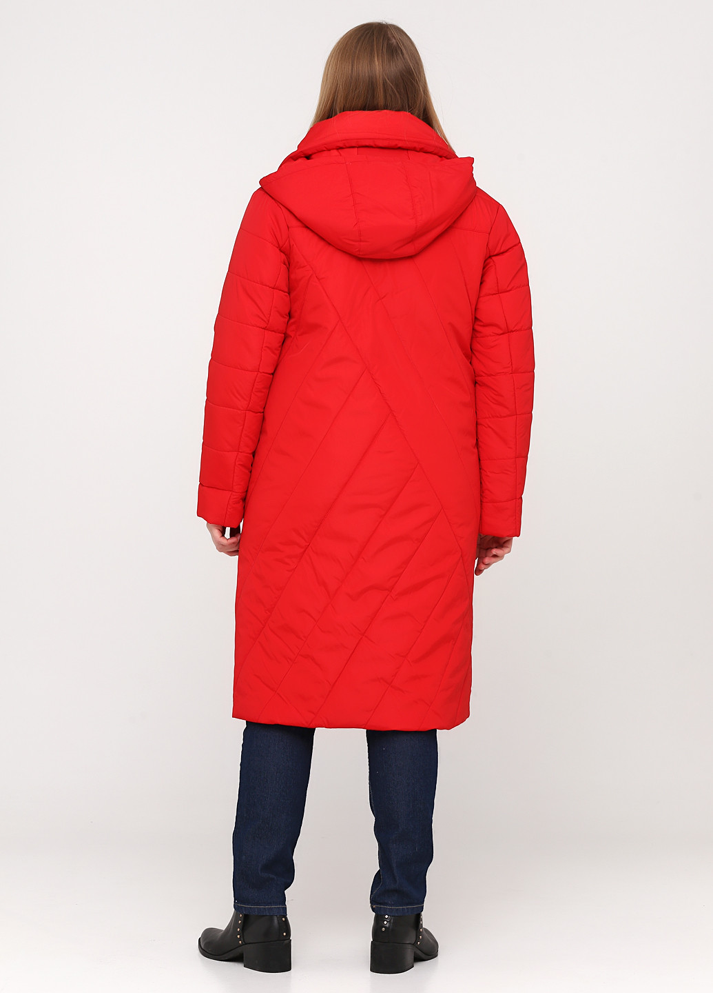 Красная демисезонная куртка Eva Classic