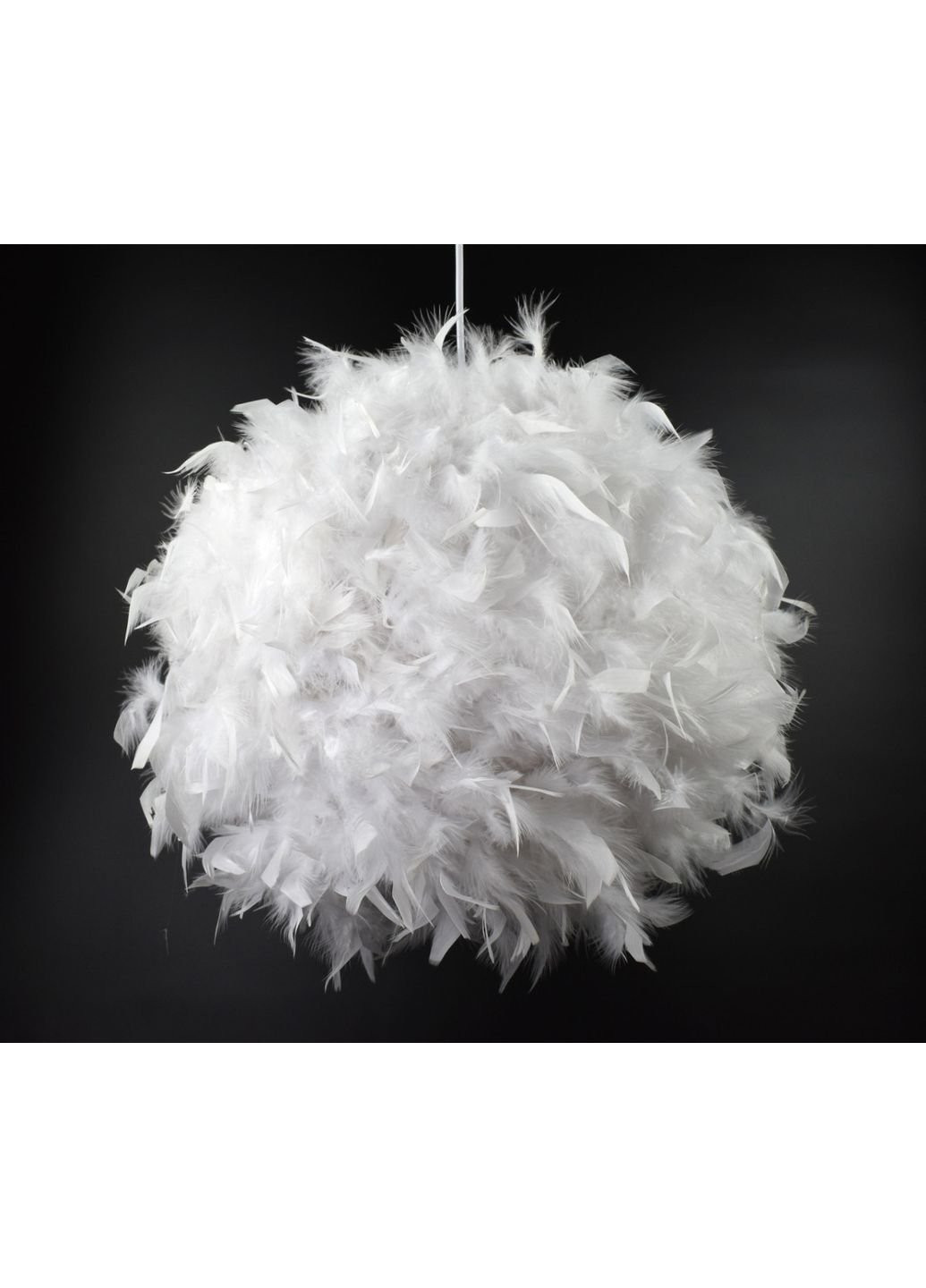 Люстра стельова підвісна на 1 лампочку AS137/500-wh Білий 40х45х45 см. Sunnysky (253628594)