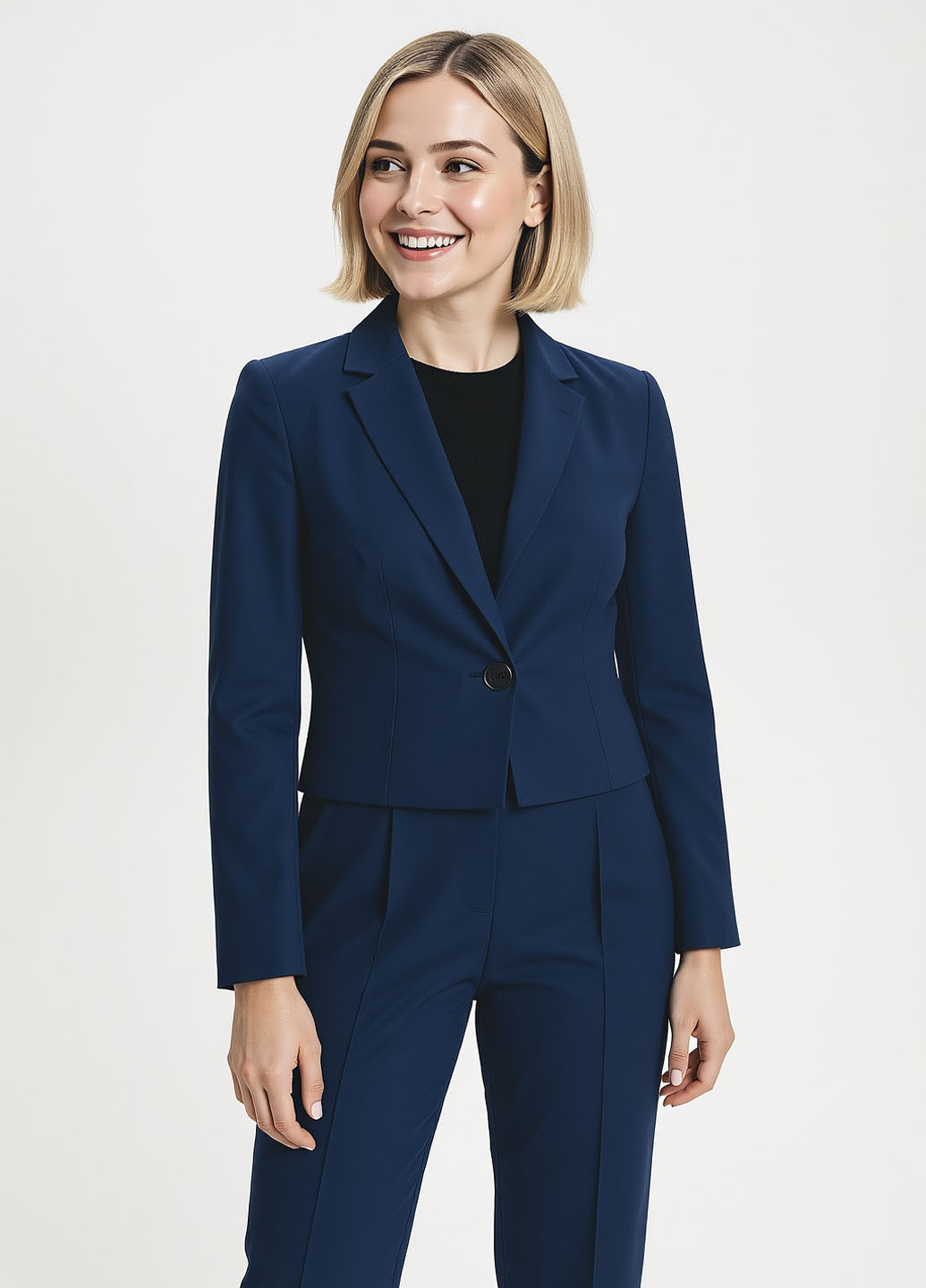 Синий женский жакет Reserved однотонный - летний