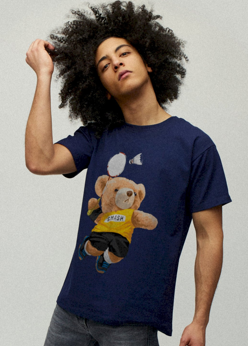 Темно-синя футболка чоловіча YAPPI