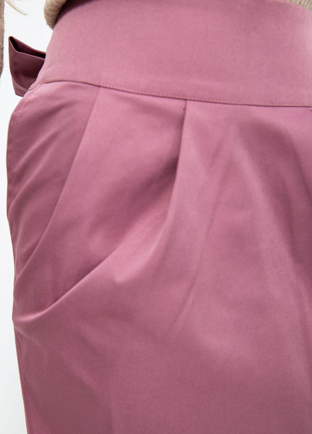 Темно-розовая кэжуал однотонная юбка Ager тюльпан