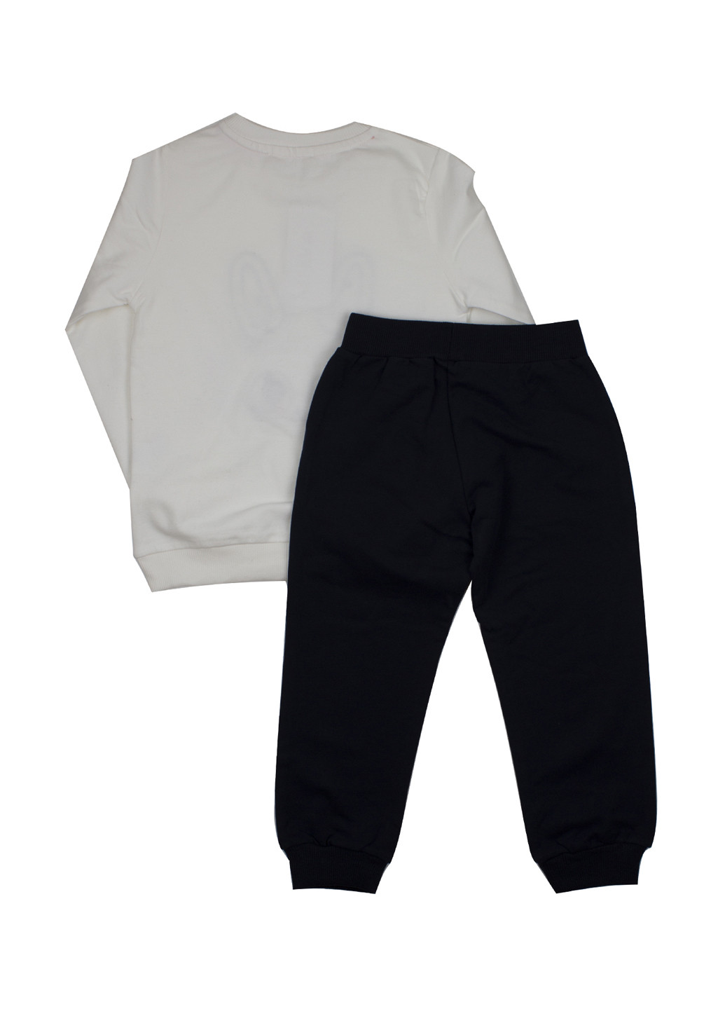 Молочний демісезонний костюм (світшот, брюки) Breeze