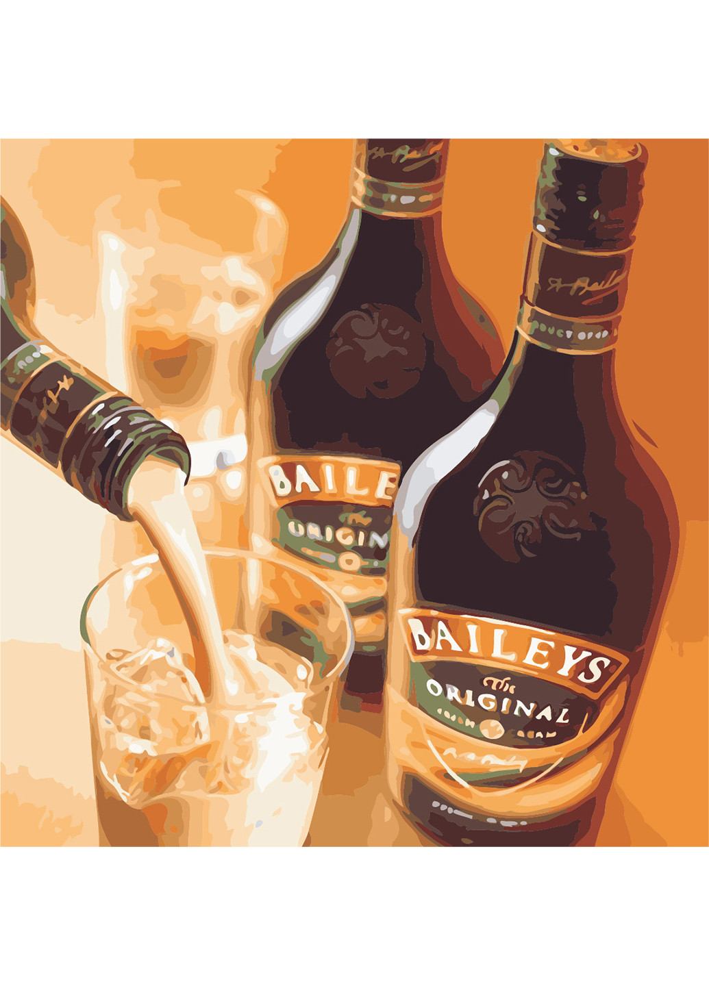 Картина по номерам "Лікер" 40х40 см ArtStory (252129836)