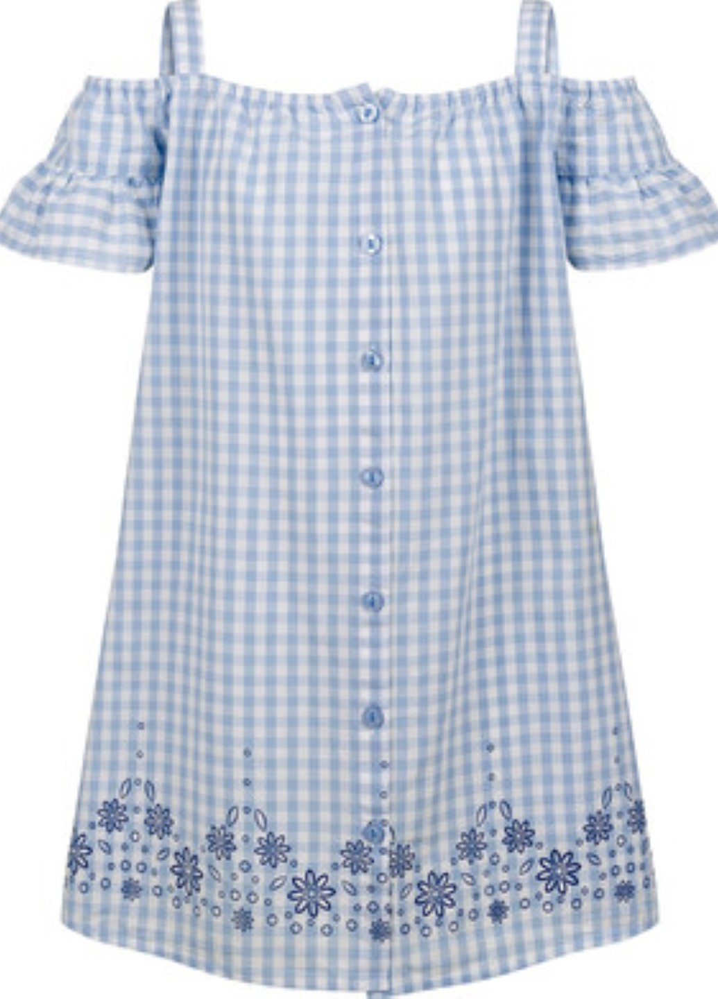 Блакитна плаття для дівчинки Endo (228567464)