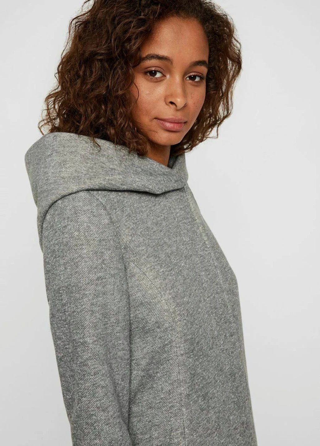 Светло-серое демисезонное Пальто Vero Moda