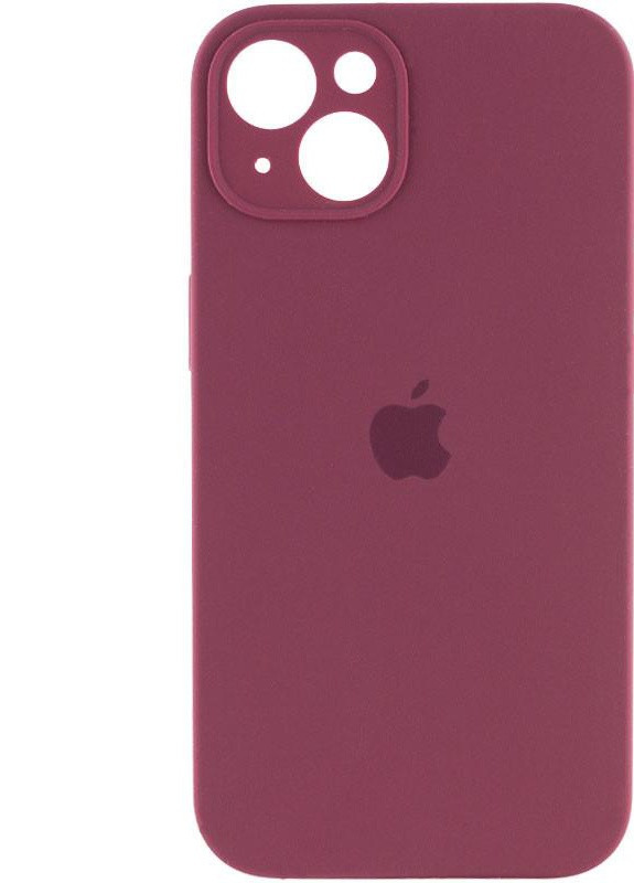 Силиконовый Чехол Накладка Закрытая Камера Silicone Case Full Camera Для iPhone 13 Marsala No Brand (254091474)