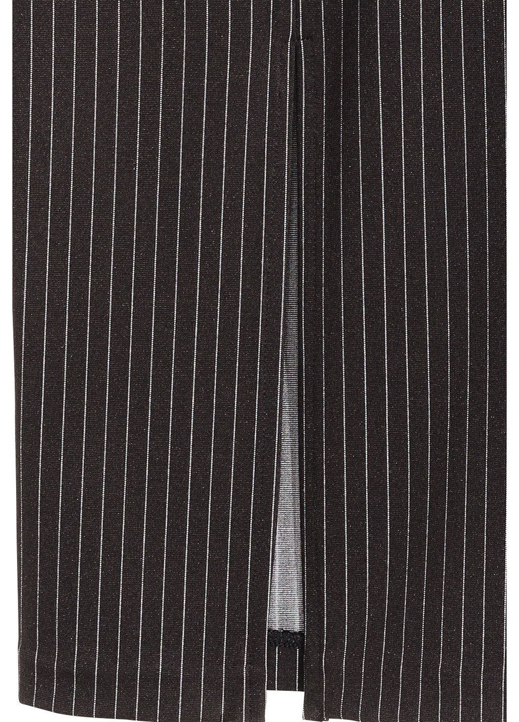 Черная кэжуал в полоску юбка H&M карандаш