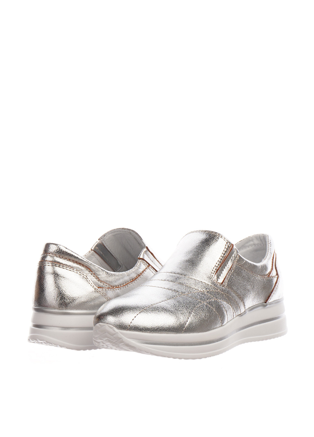 Серебряные демисезонные кроссовки Libero