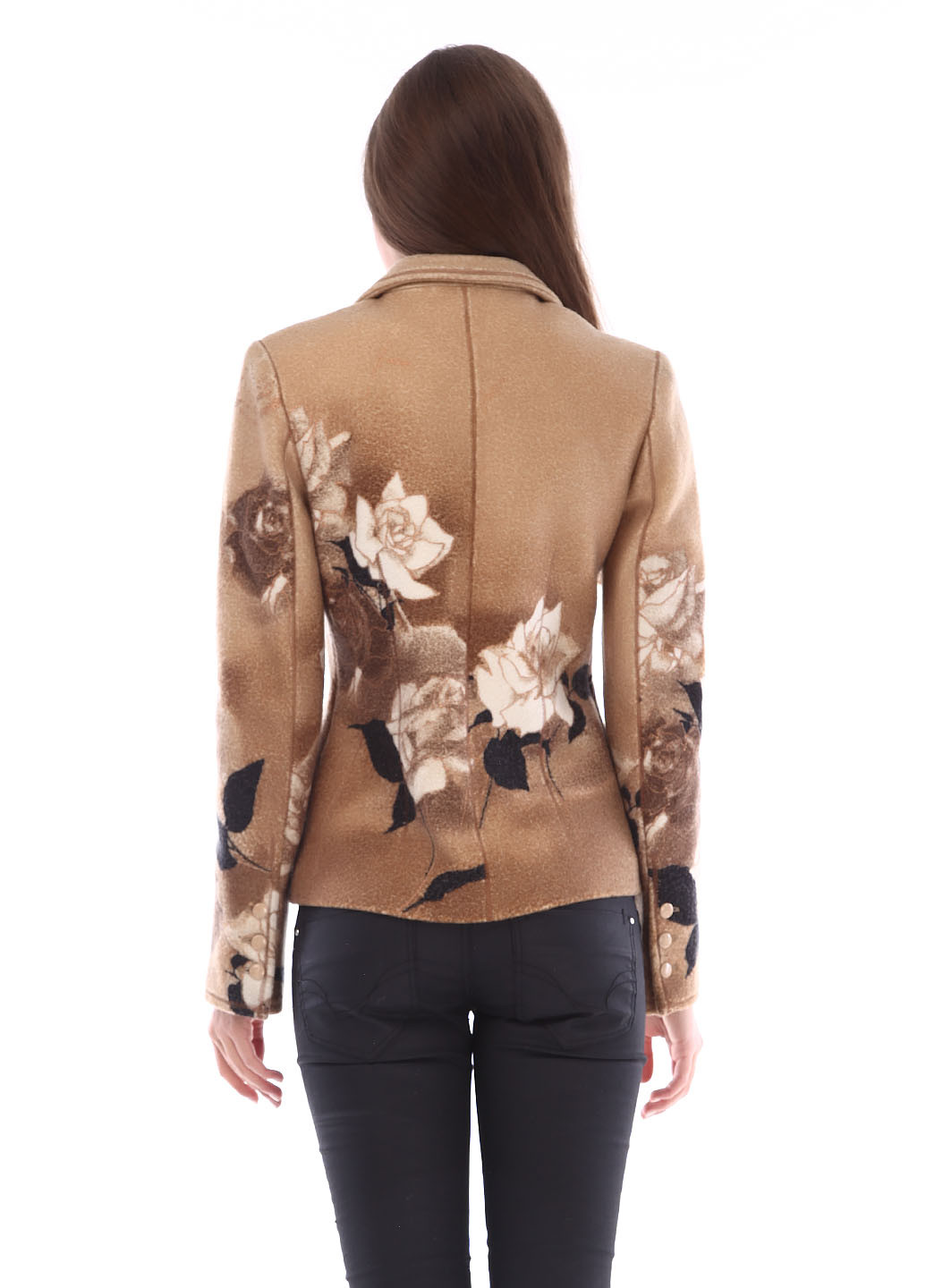 Бежевый женский жакет Class Roberto Cavalli - демисезонный