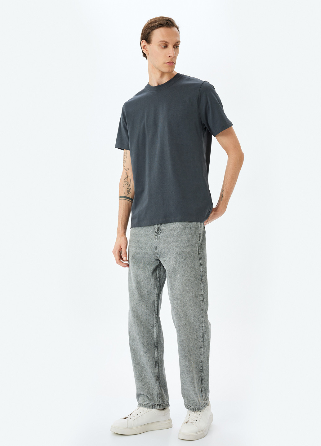 Графитовая футболка KOTON