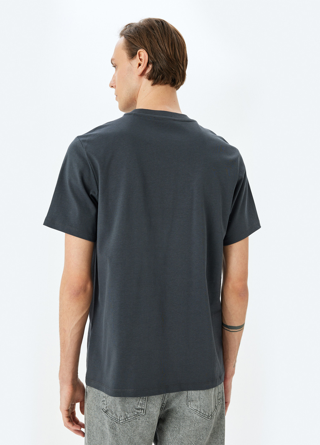 Графитовая футболка KOTON